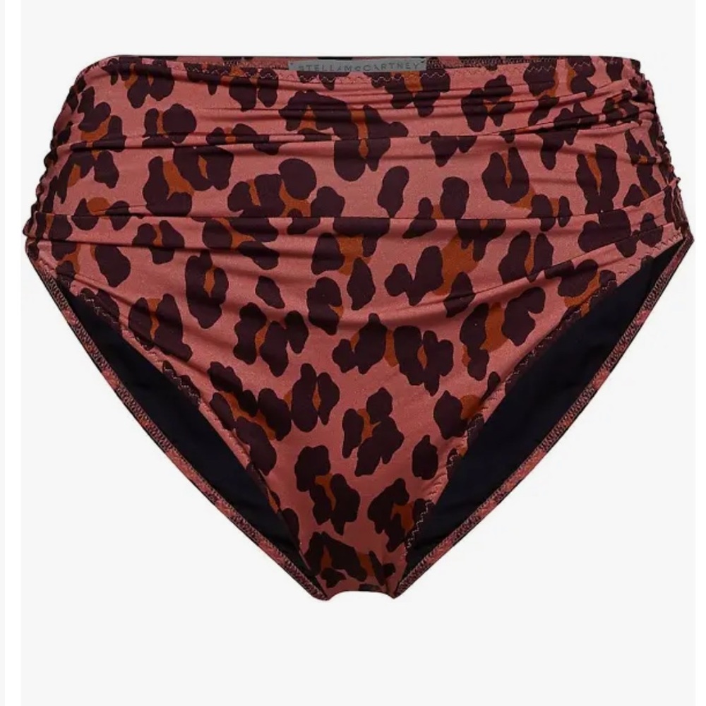 Stella McCartney pink leopard bikini bottom LARGE